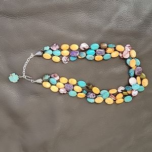 Multi stone necklace
